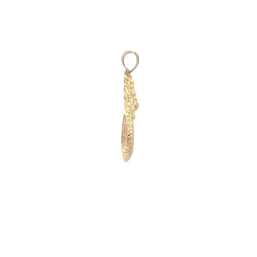 18K Gold Pendant Lucky Dragon 1.31 grams - Picture 6 of 11